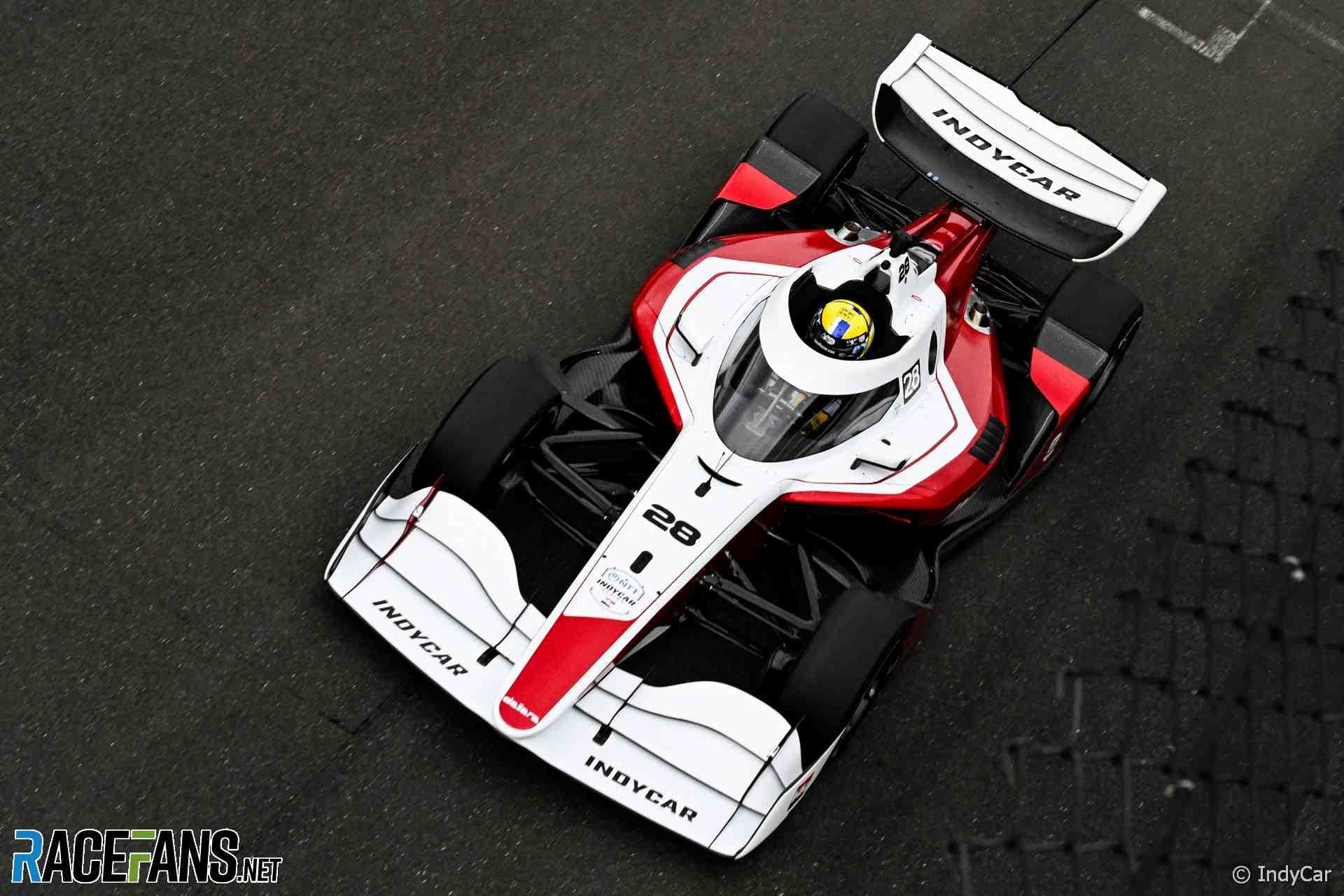 Взгляд на новый болид IndyCar IR-28