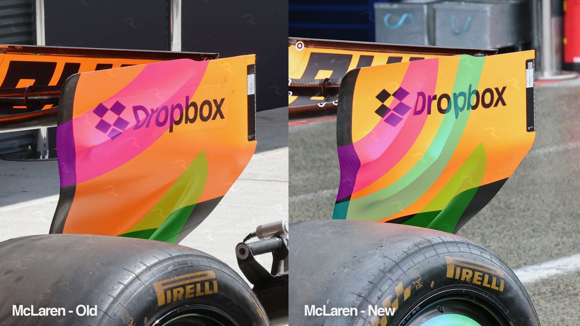 McLaren представила необычное решение для заднего антикрыла на Гран-при Нидерландов, а Ferrari и Alpine также привезли обновления