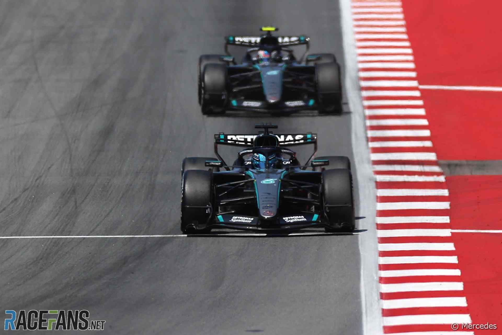 Mercedes: Неправильная установка подвела Расселла на последнем пит-стопе